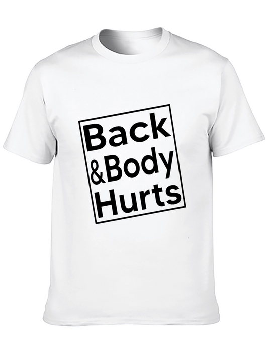 Back & Body Hurts Graphic Tee - Black