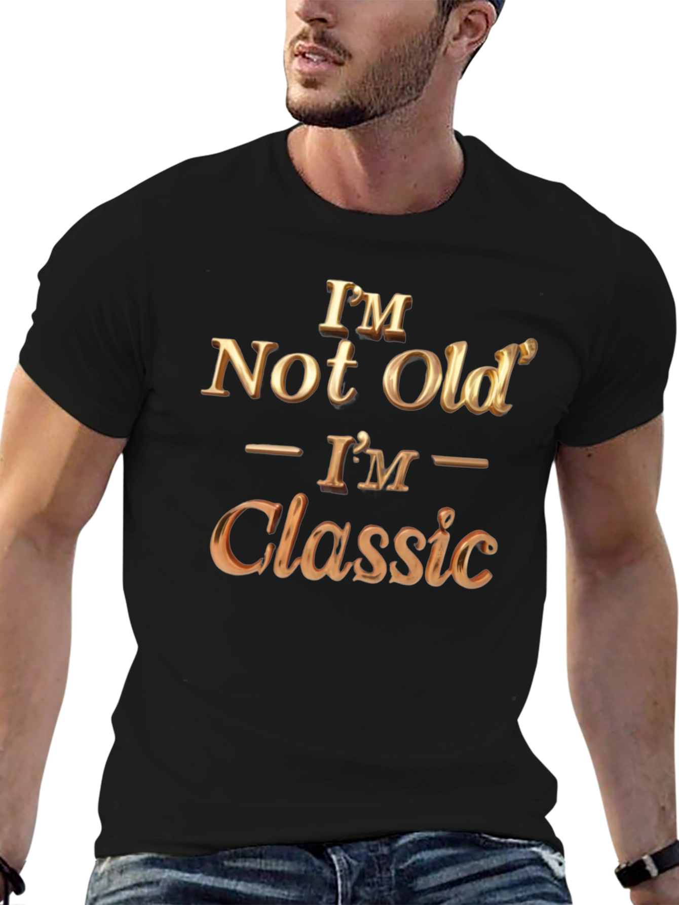 Im Not Old Im Classic Black T-Shirt