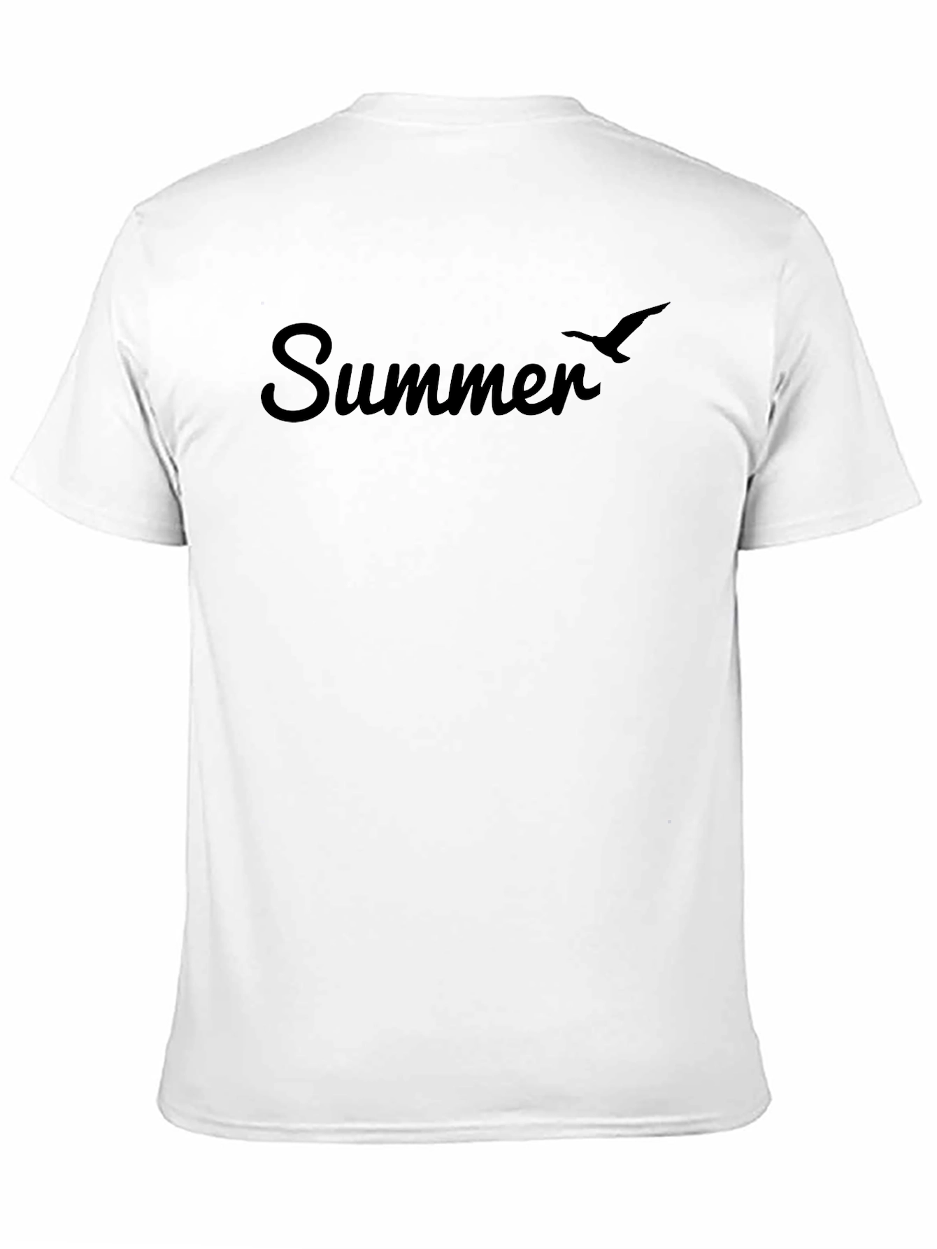 Summer Bird Black T-Shirt