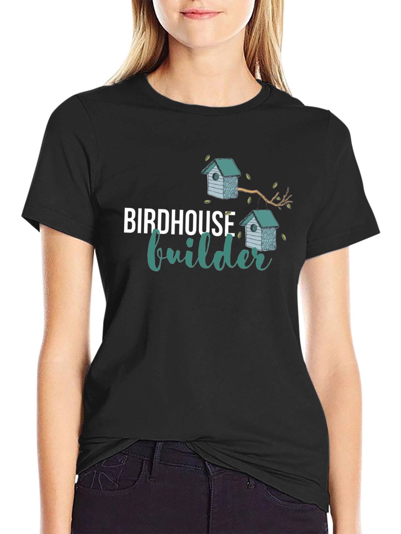 Birdhouse Builder Black T-Shirt