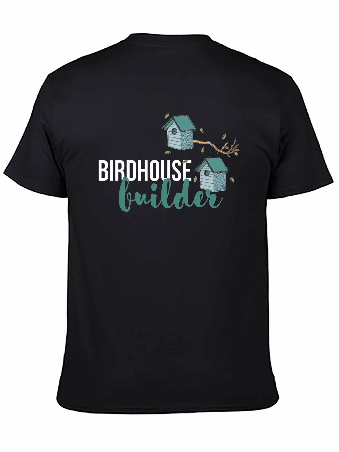 Birdhouse Builder Black T-Shirt