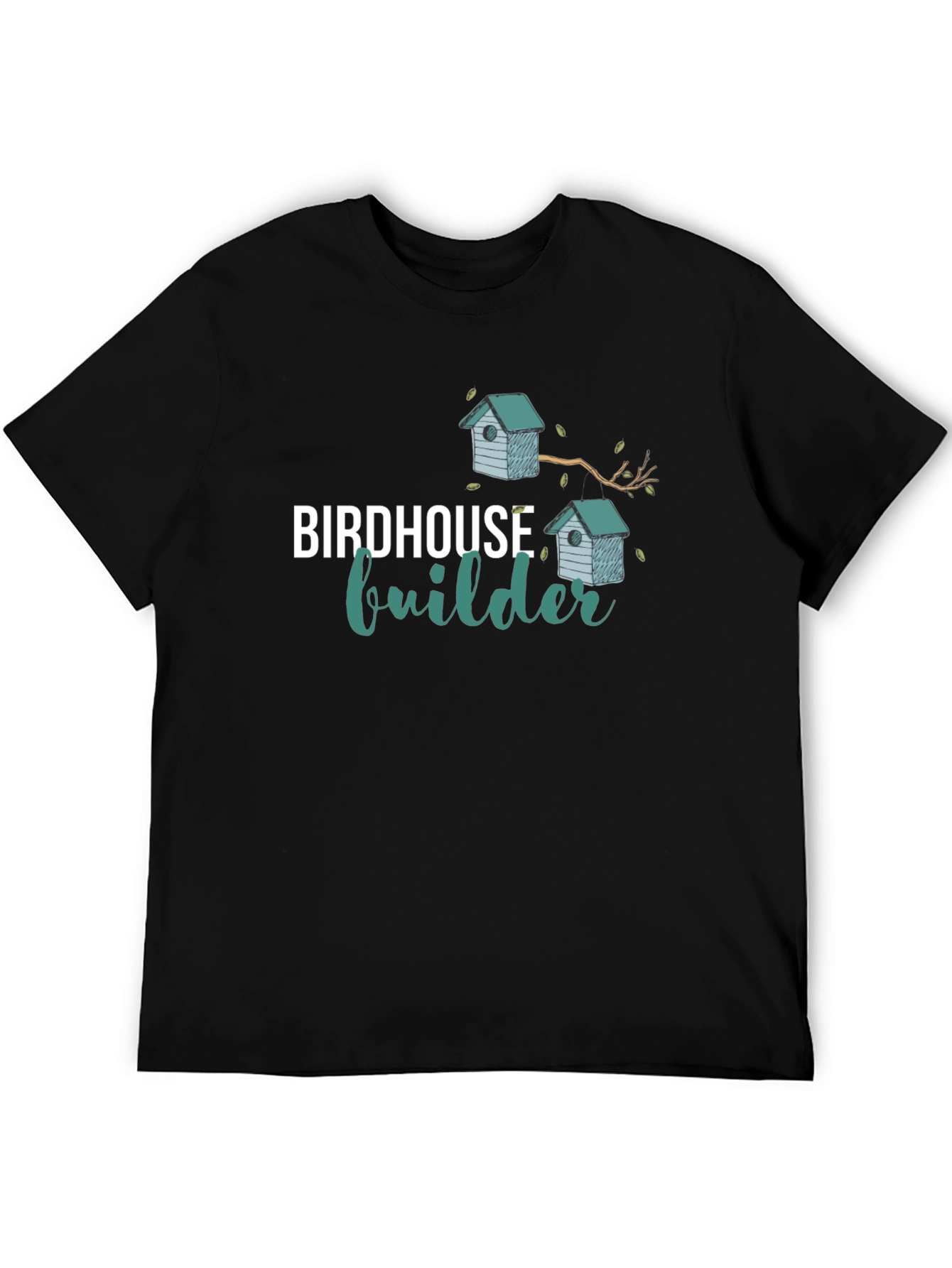 Birdhouse Builder Black T-Shirt