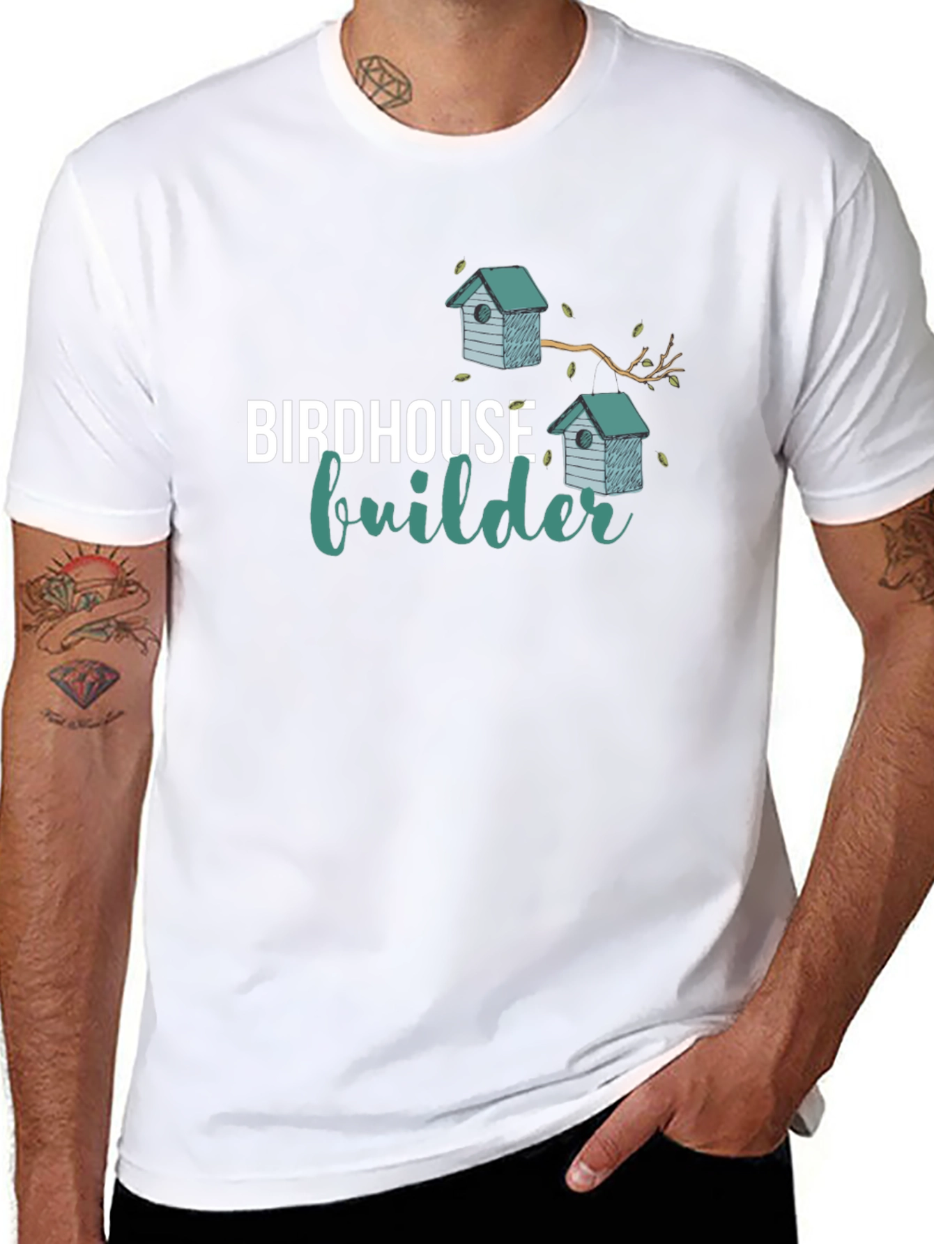 Birdhouse Builder Black T-Shirt