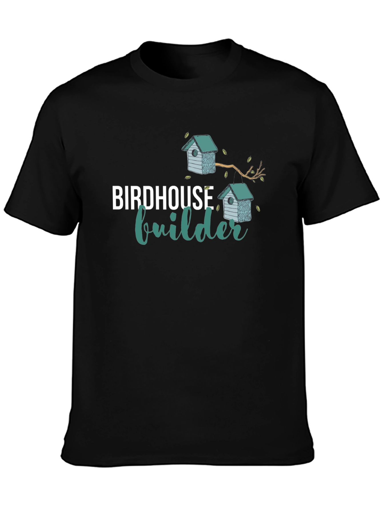 Birdhouse Builder Black T-Shirt