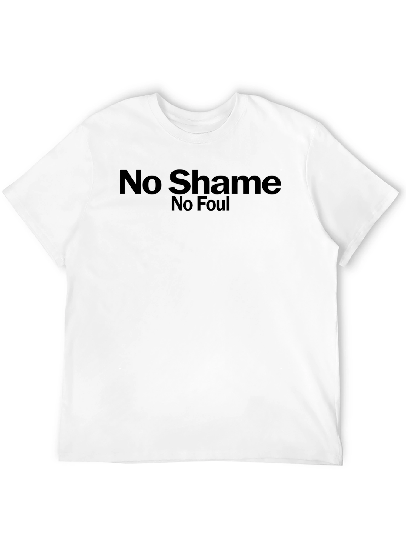 No Shame No Foul Black Graphic Tee