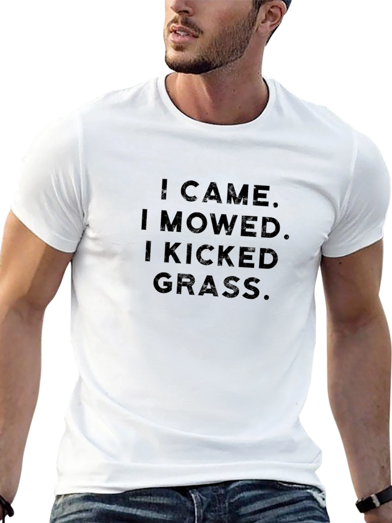 I Came I Mowed I Kicked Grass Tee