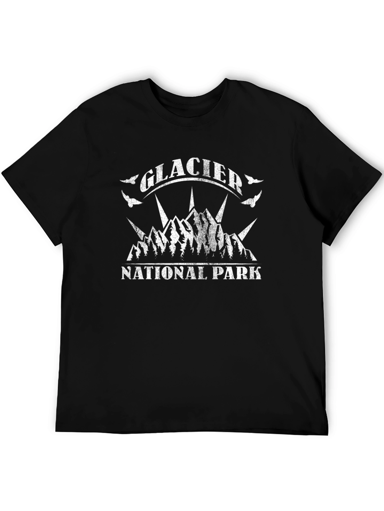 Glacier National Park Tee - Mountain Graphic T-Shirt