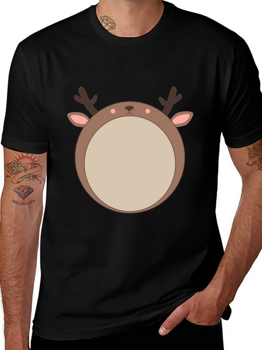 Reindeer Graphic Tee - Festive Holiday Style