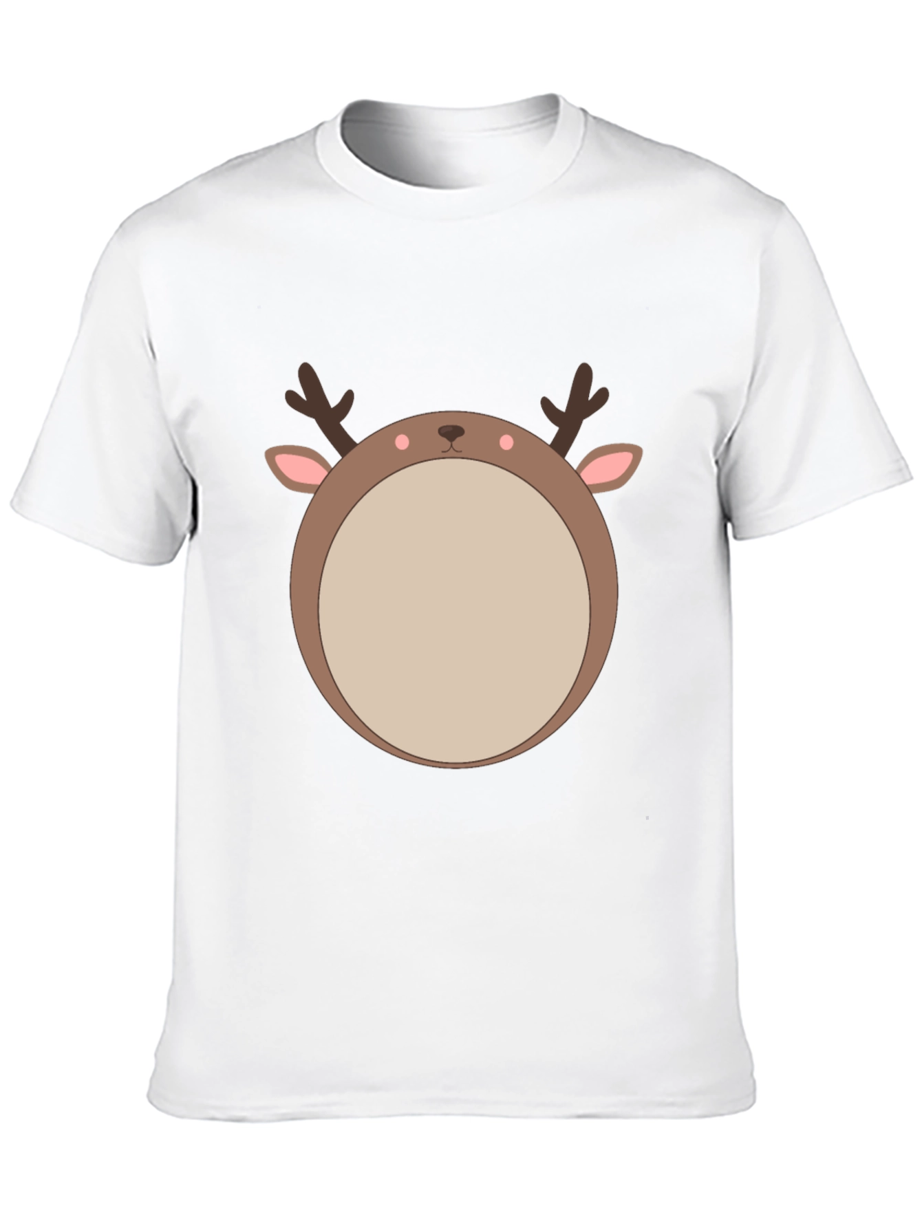 Reindeer Graphic Tee - Festive Holiday Style