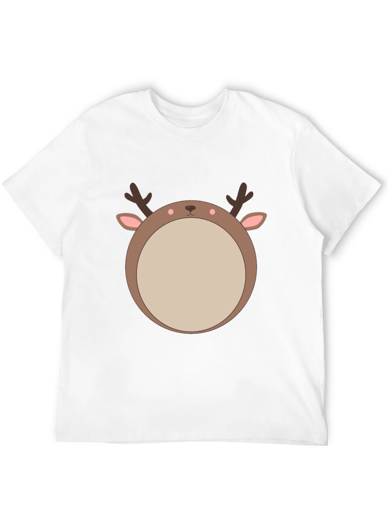Reindeer Graphic Tee - Festive Holiday Style