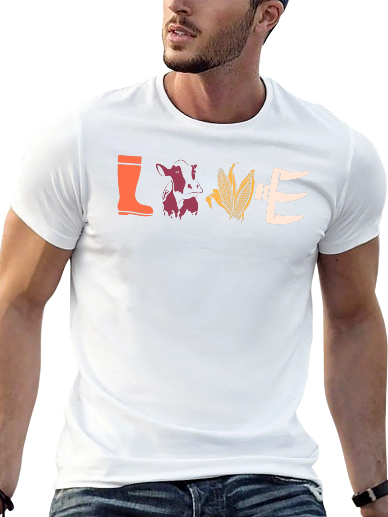 Love Farming Black T-Shirt