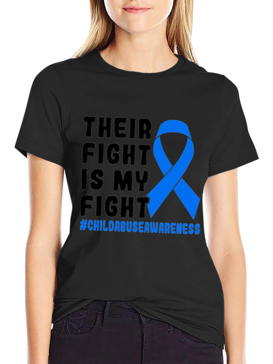 Child Abuse Awareness Ribbon T-Shirt