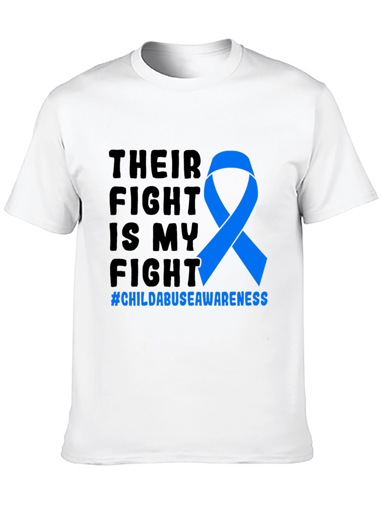 Child Abuse Awareness Ribbon T-Shirt