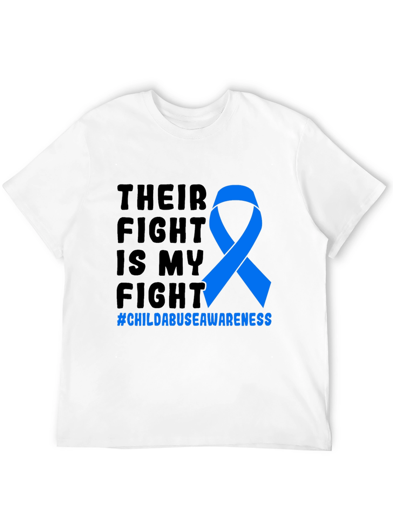 Child Abuse Awareness Ribbon T-Shirt