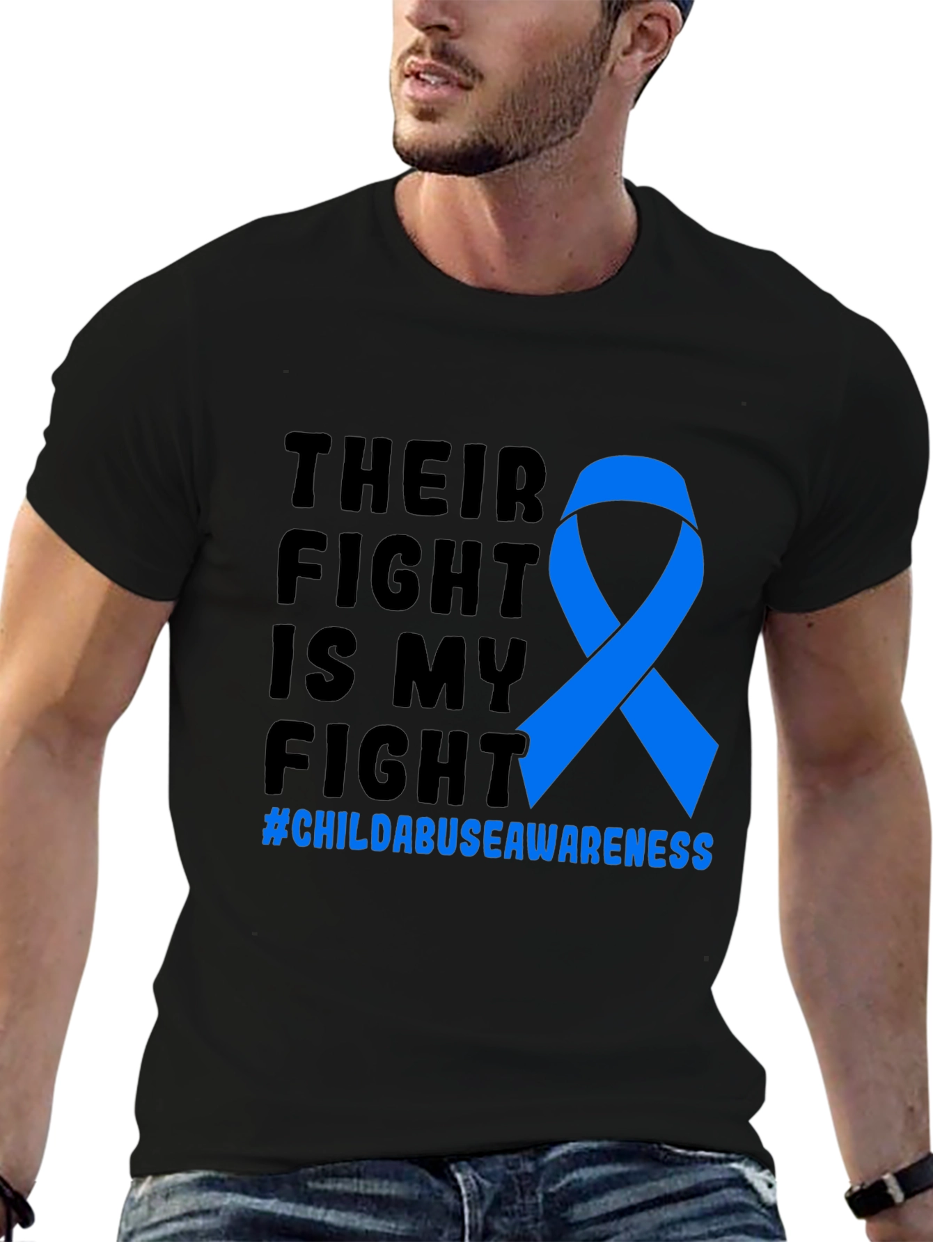 Child Abuse Awareness Ribbon T-Shirt