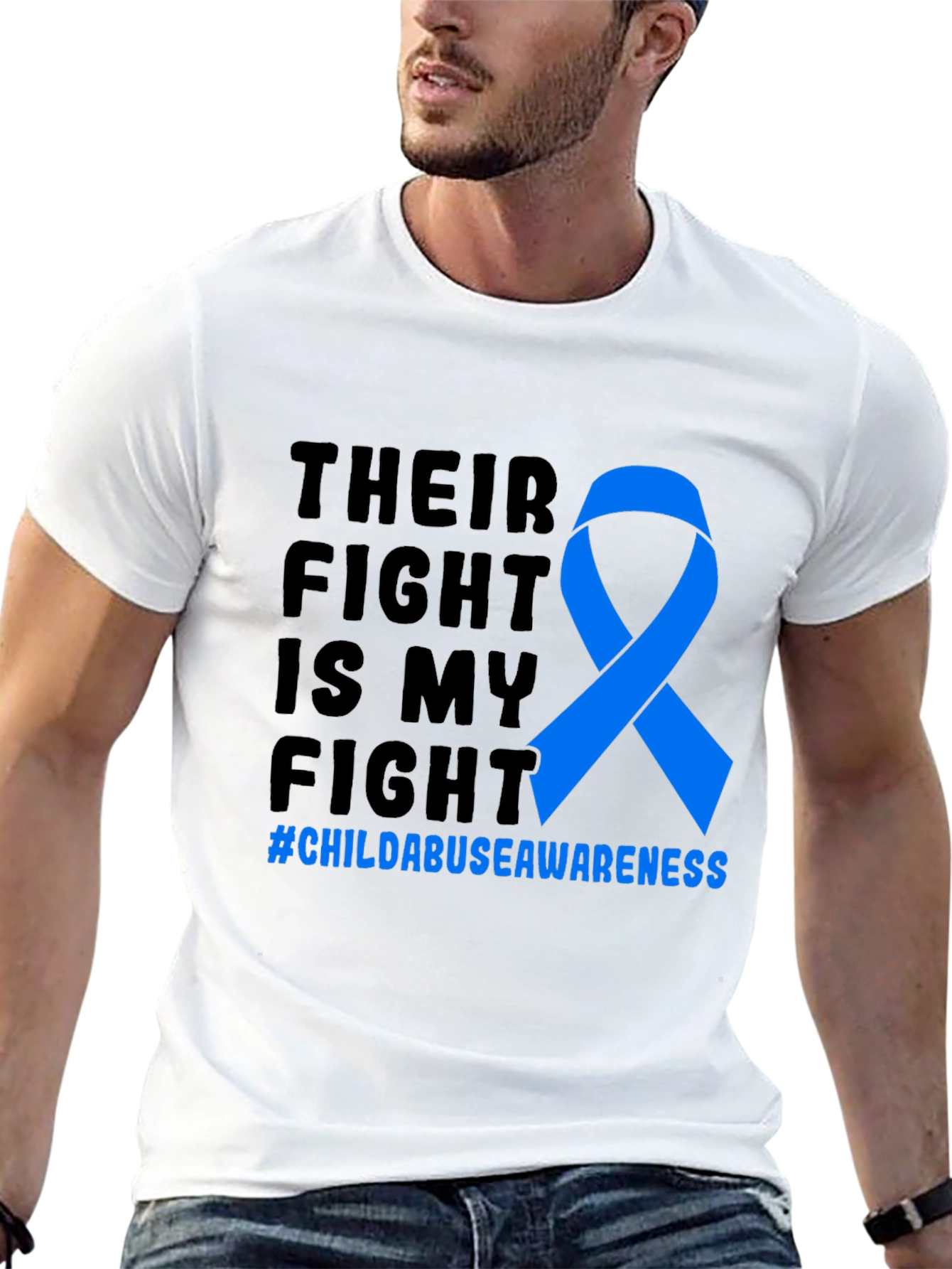 Child Abuse Awareness Ribbon T-Shirt