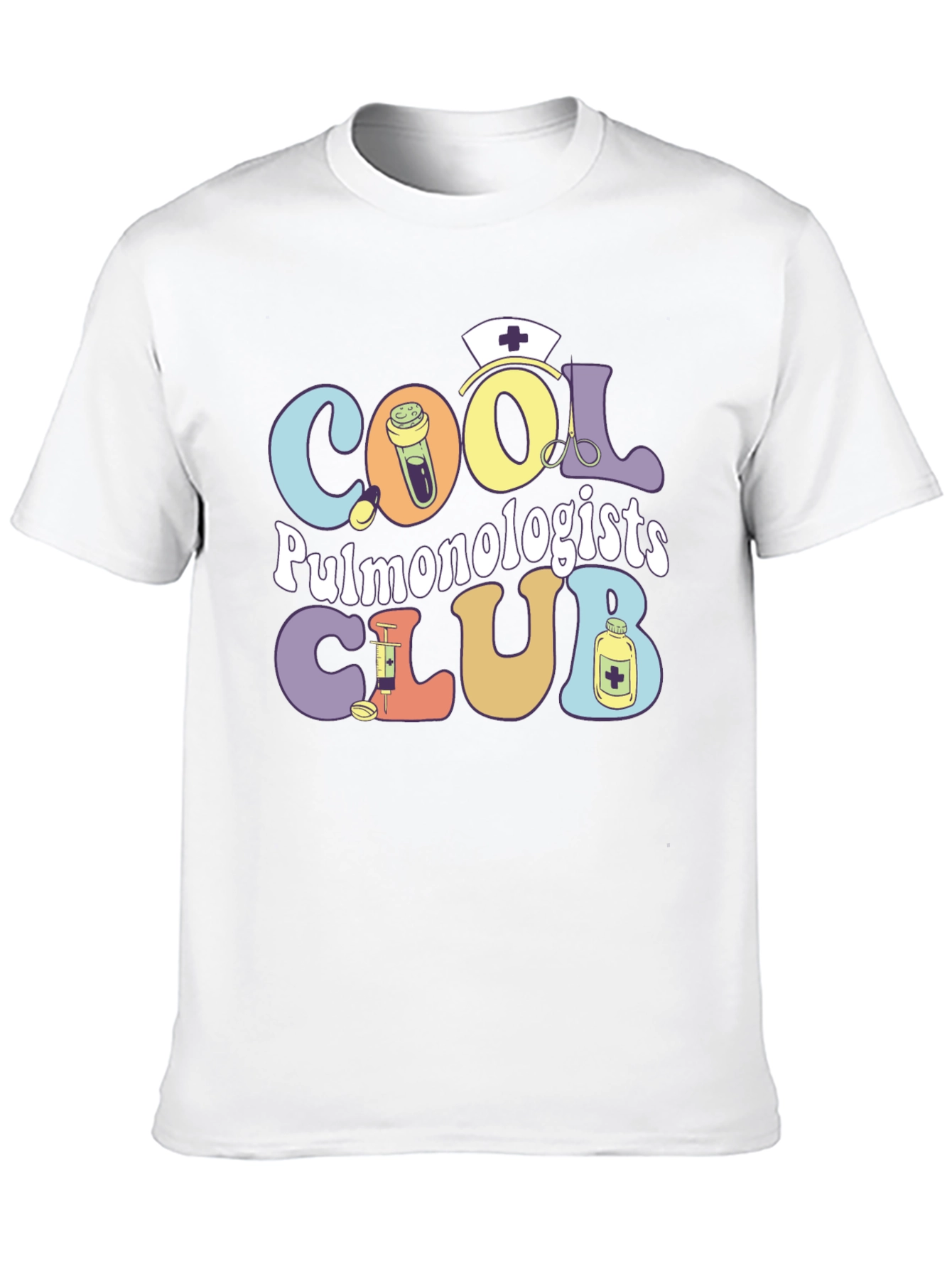Cool Pulmonologists Club Graphic T-Shirt
