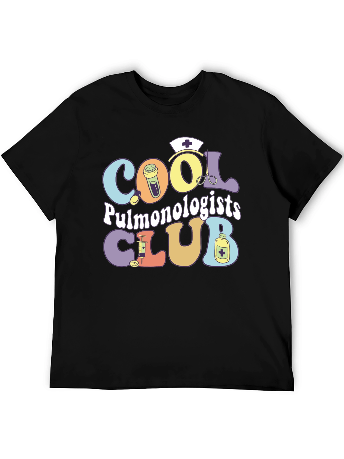 Cool Pulmonologists Club Graphic T-Shirt