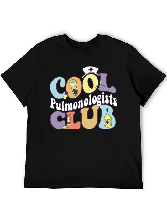 Cool Pulmonologists Club Graphic T-Shirt