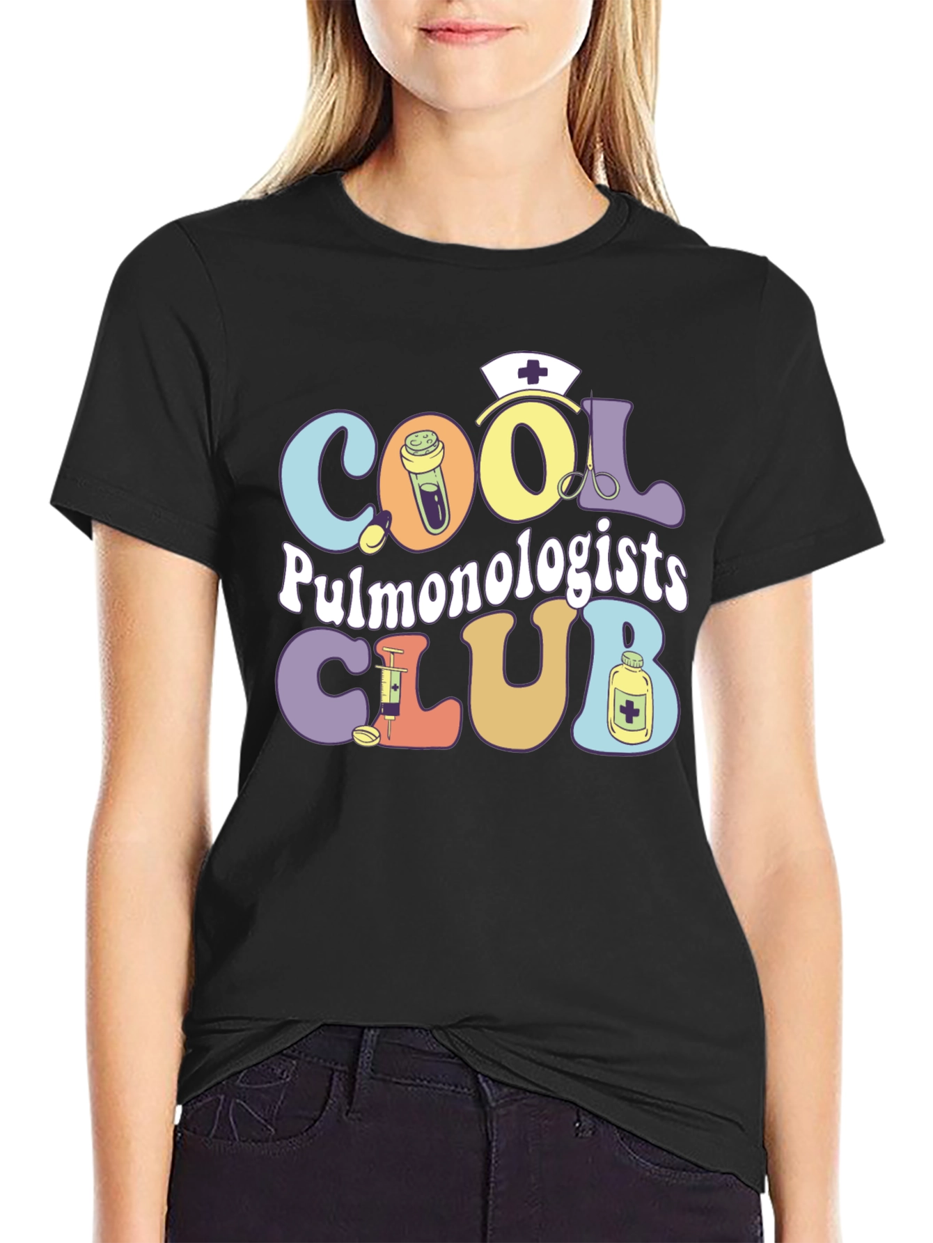 Cool Pulmonologists Club Graphic T-Shirt