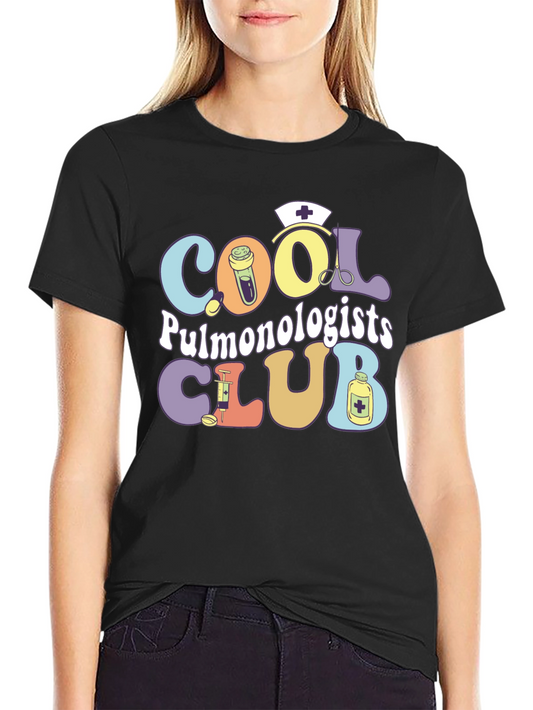 Cool Pulmonologists Club Graphic T-Shirt