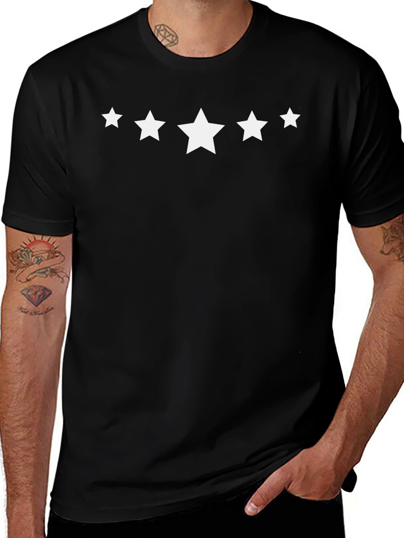 Star Graphic Black T-Shirt