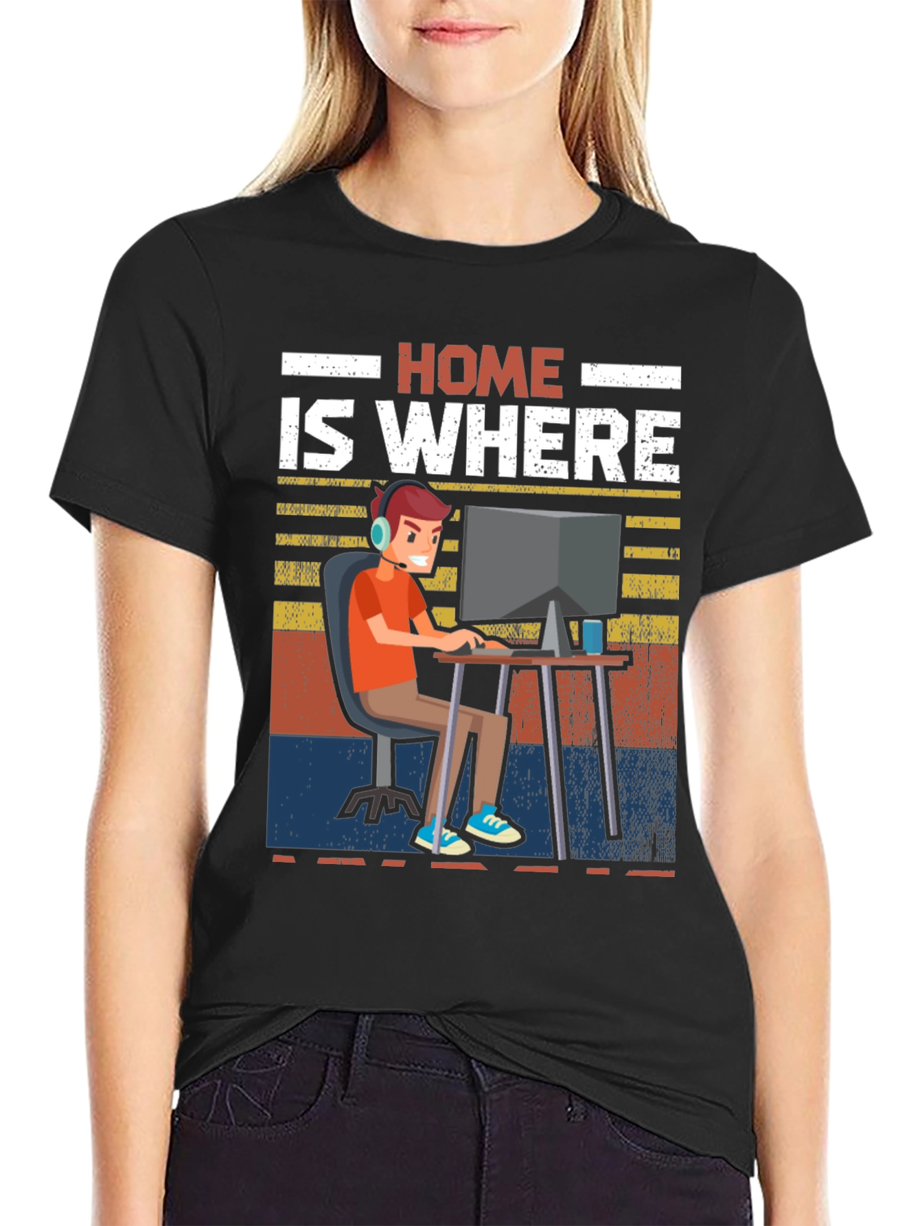 Home Is Where I Game T-Shirt