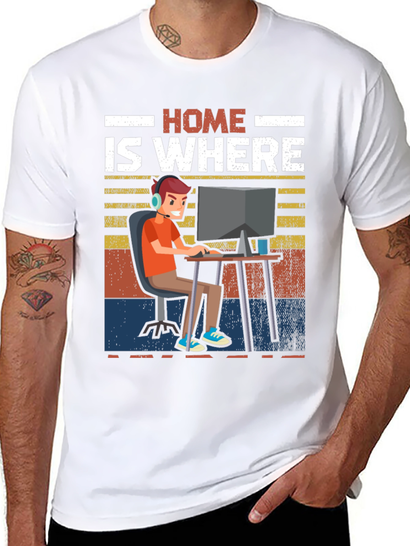 Home Is Where I Game T-Shirt