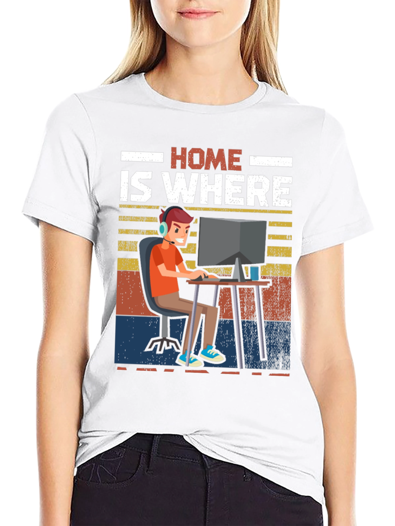Home Is Where I Game T-Shirt