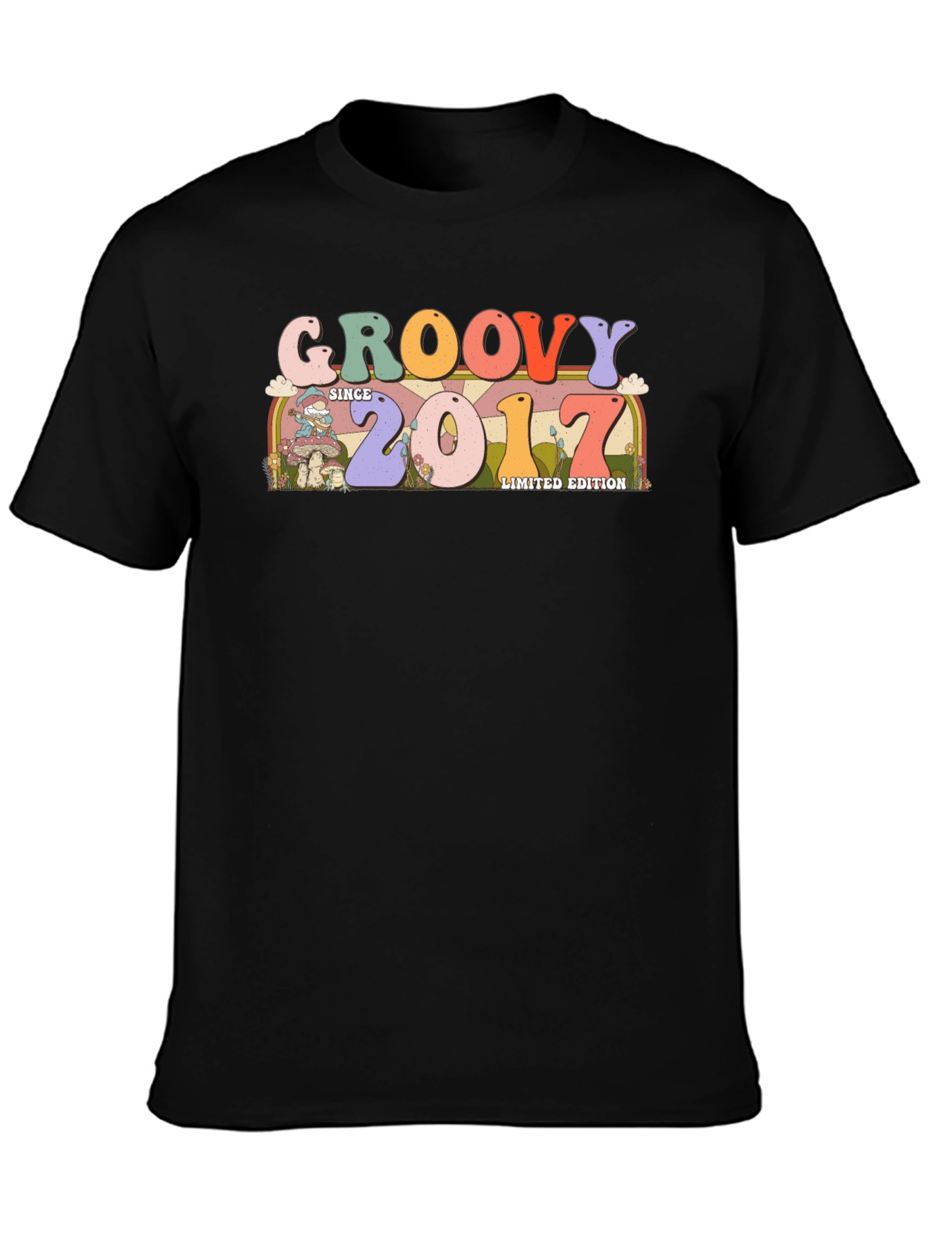 Groovy Since 2017 Limited Edition Black Tee