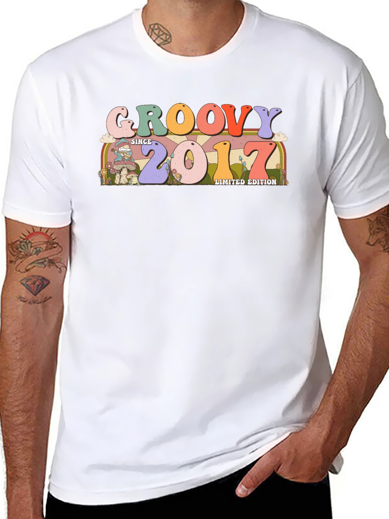 Groovy Since 2017 Limited Edition Black Tee