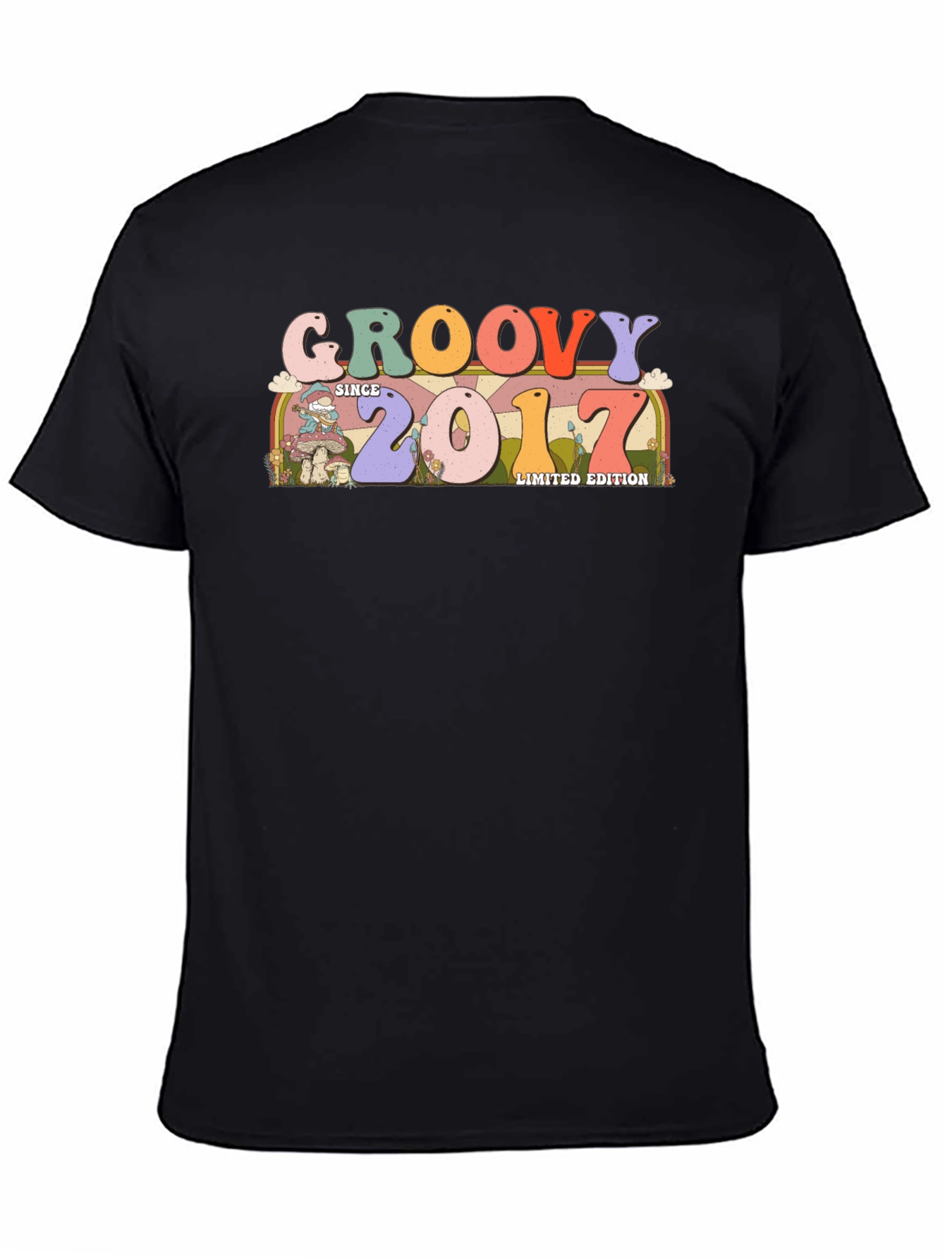Groovy Since 2017 Limited Edition Black Tee