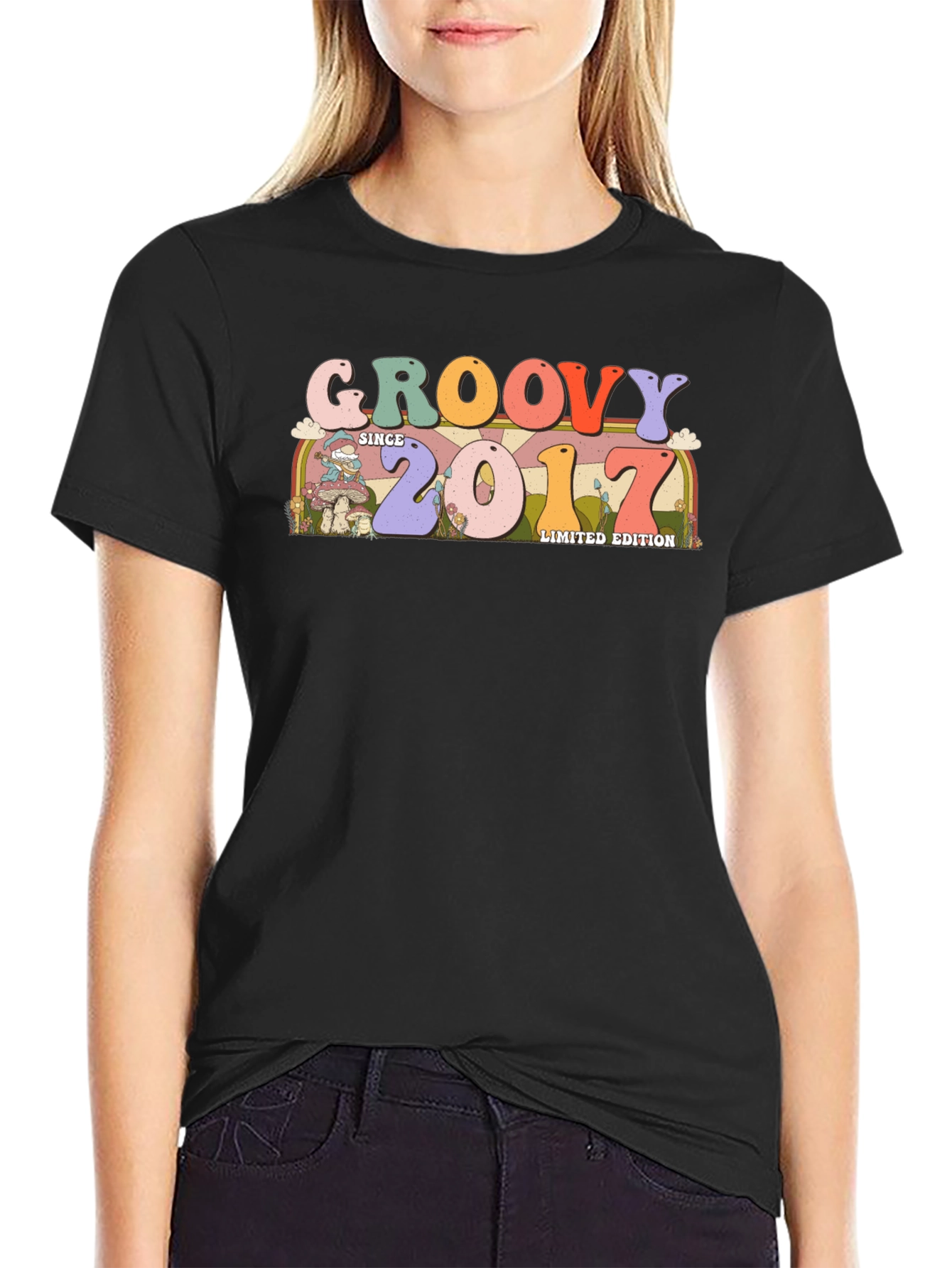 Groovy Since 2017 Limited Edition Black Tee