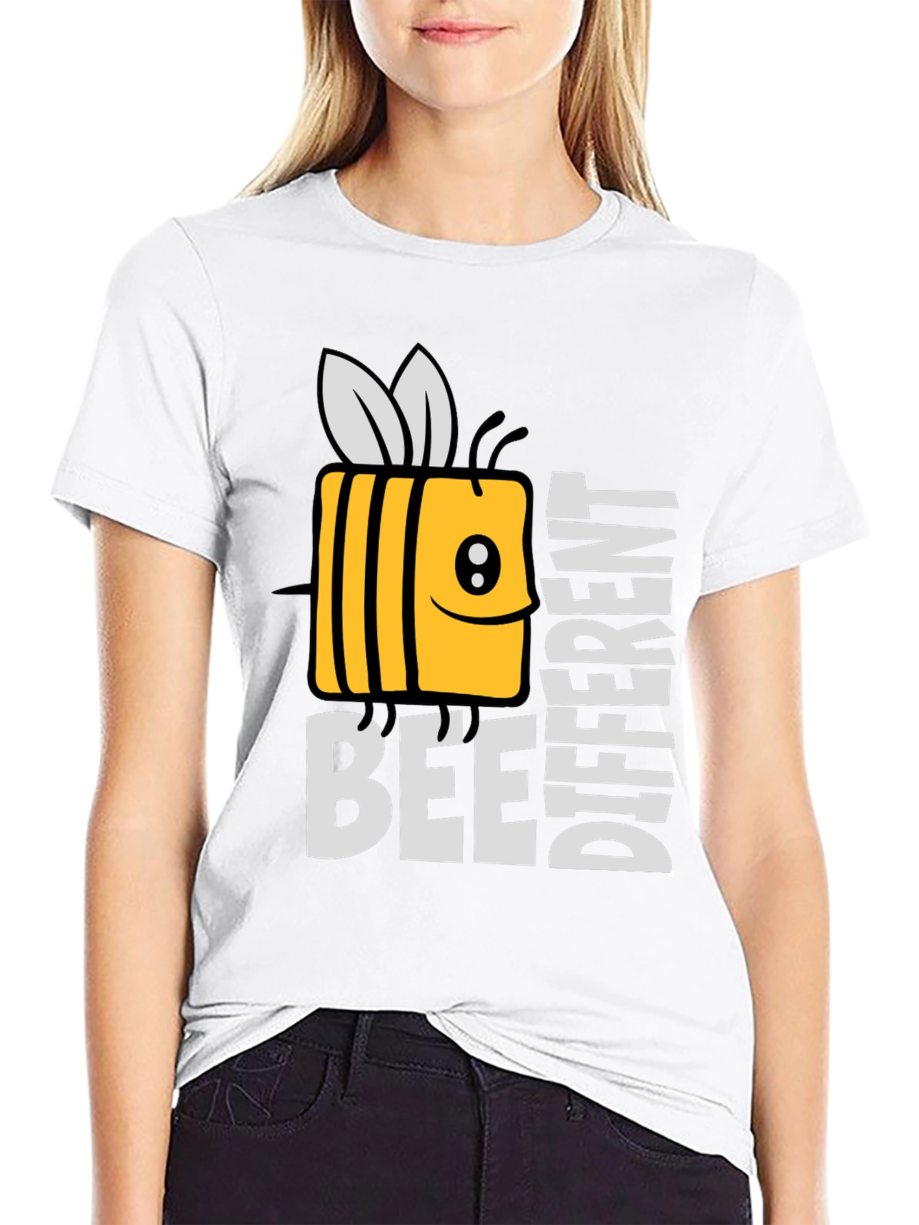 Bee Different Graphic Tee - Novelty Humor T-Shirt