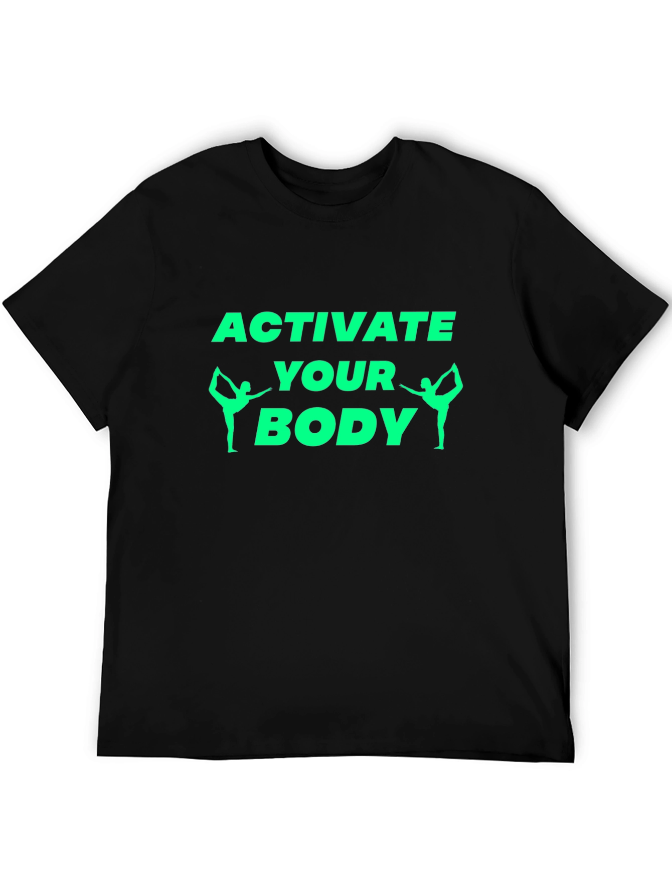 Activate Your Body Black Graphic Tee