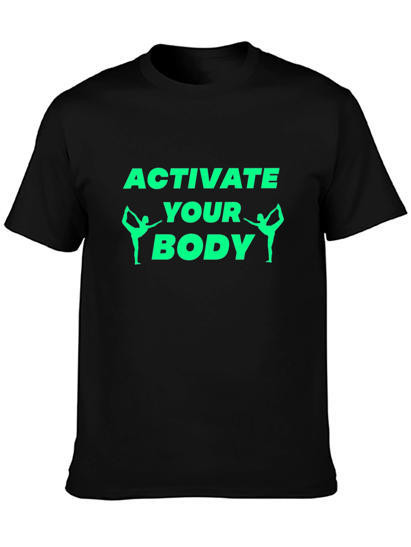 Activate Your Body Black Graphic Tee