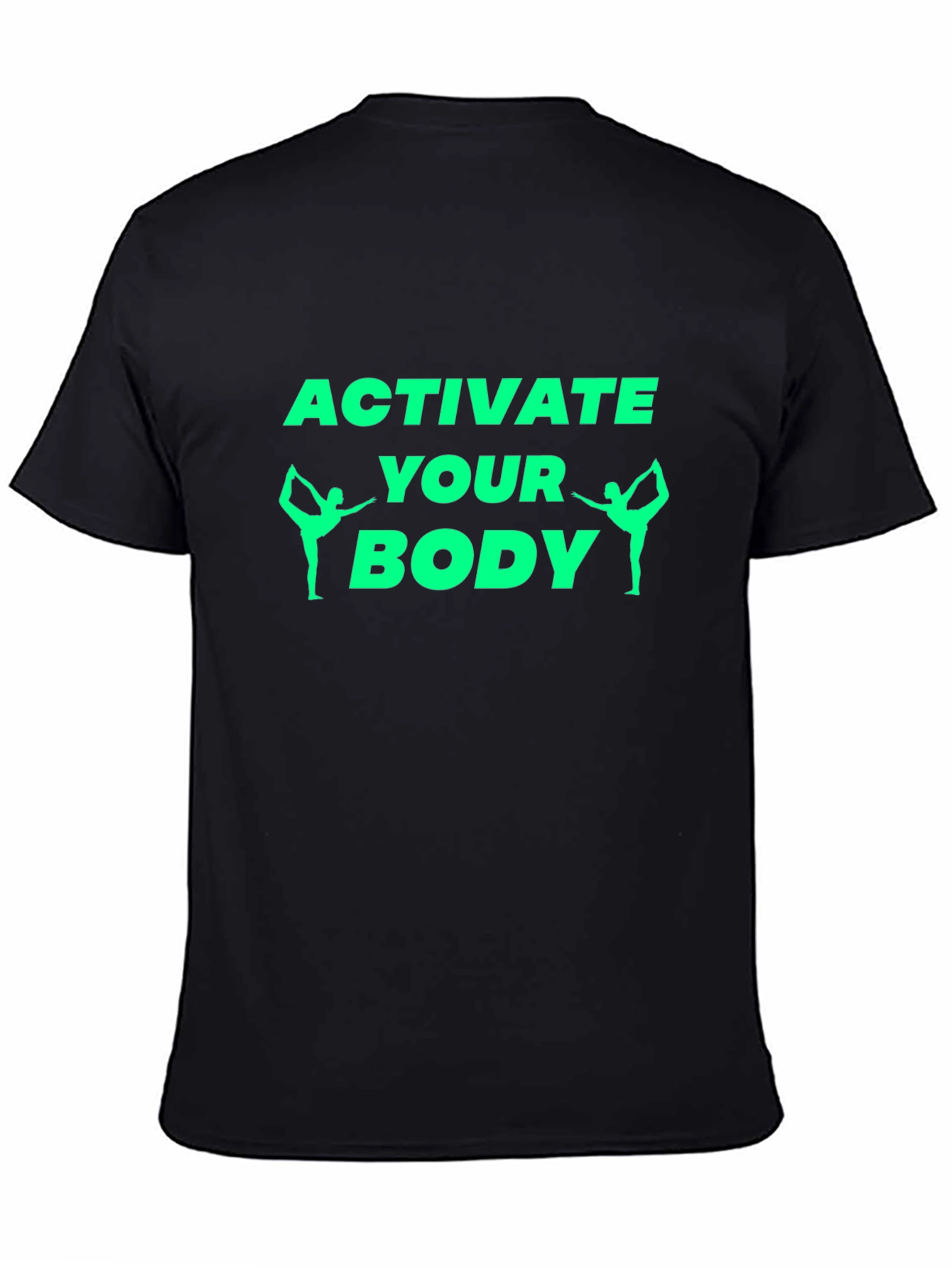 Activate Your Body Black Graphic Tee