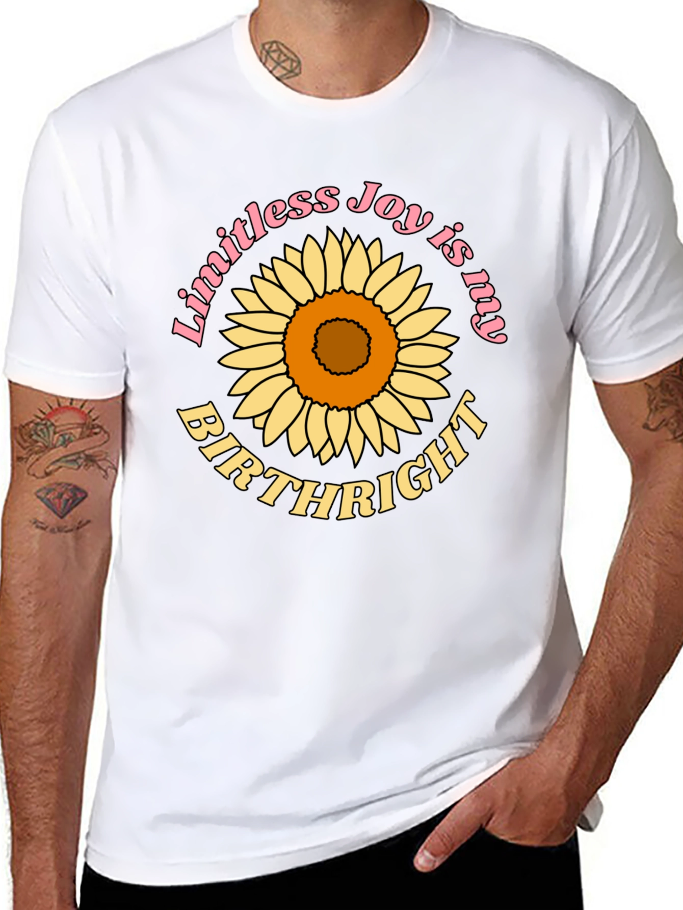 Limitless Joy Sunflower Graphic Tee