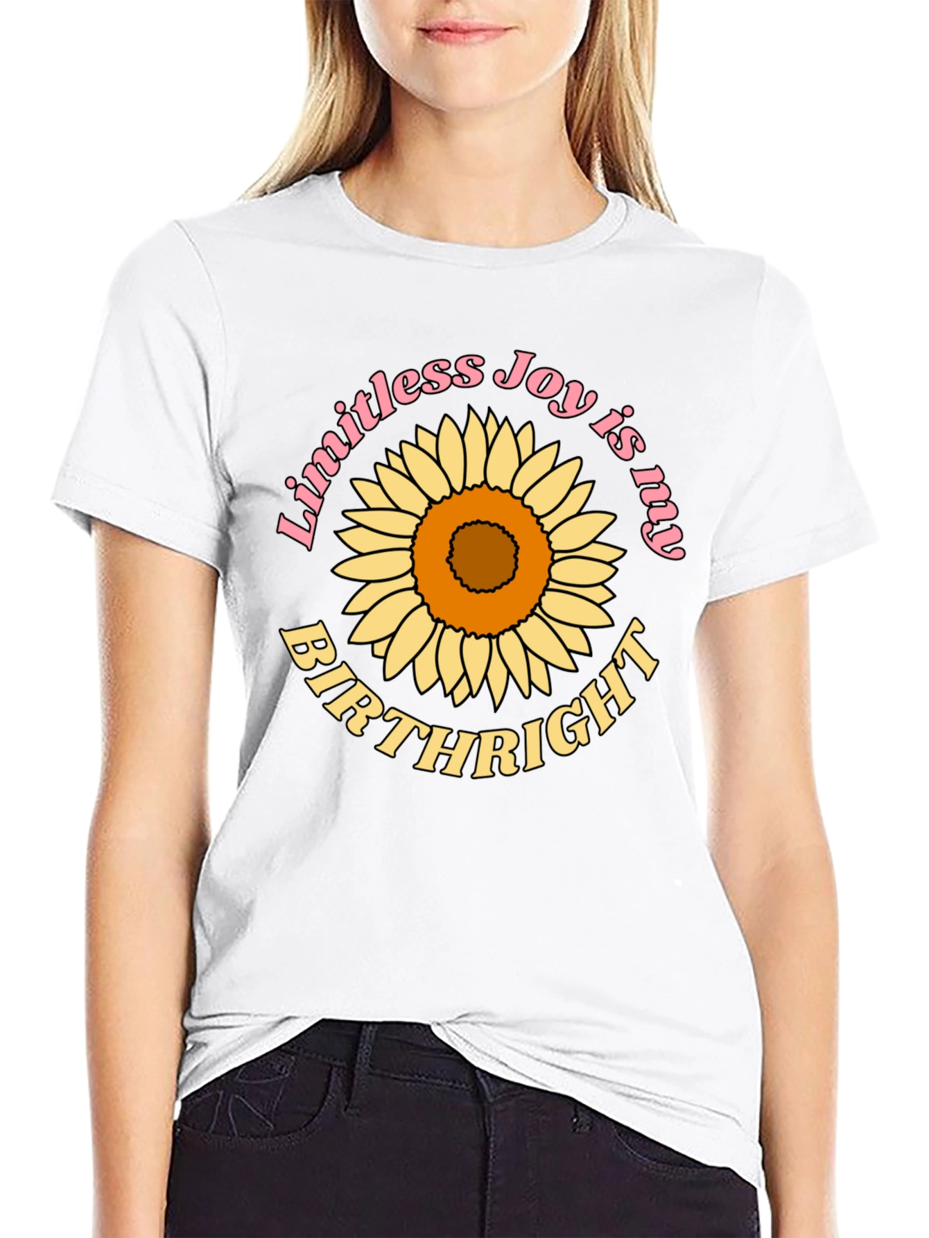 Limitless Joy Sunflower Graphic Tee