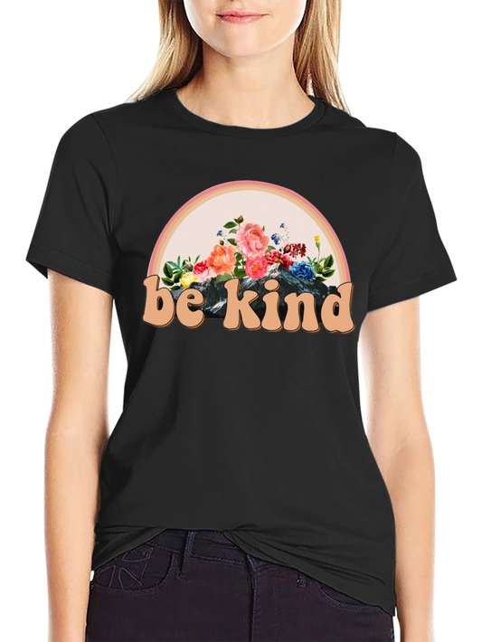 Be Kind Floral Graphic Tee