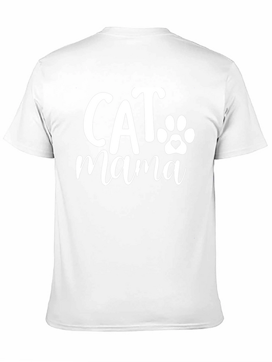 Cat Mama Graphic T-Shirt - Perfect for Cat Lovers!