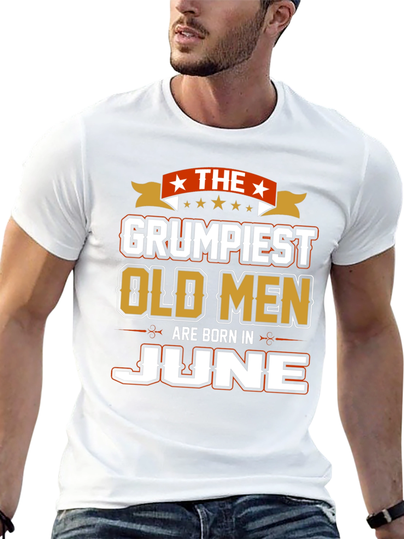 Grumpiest Old Men Born in June T-Shirt