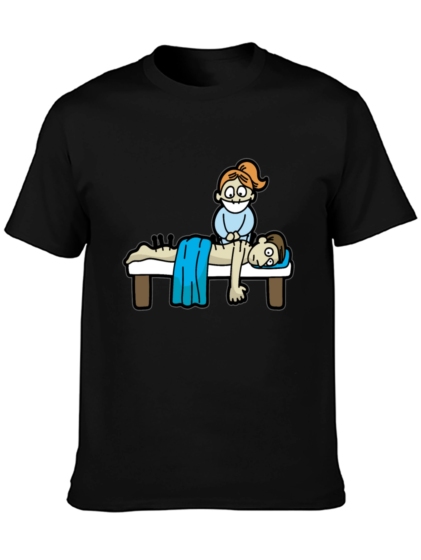 Acupuncture Cartoon T-Shirt