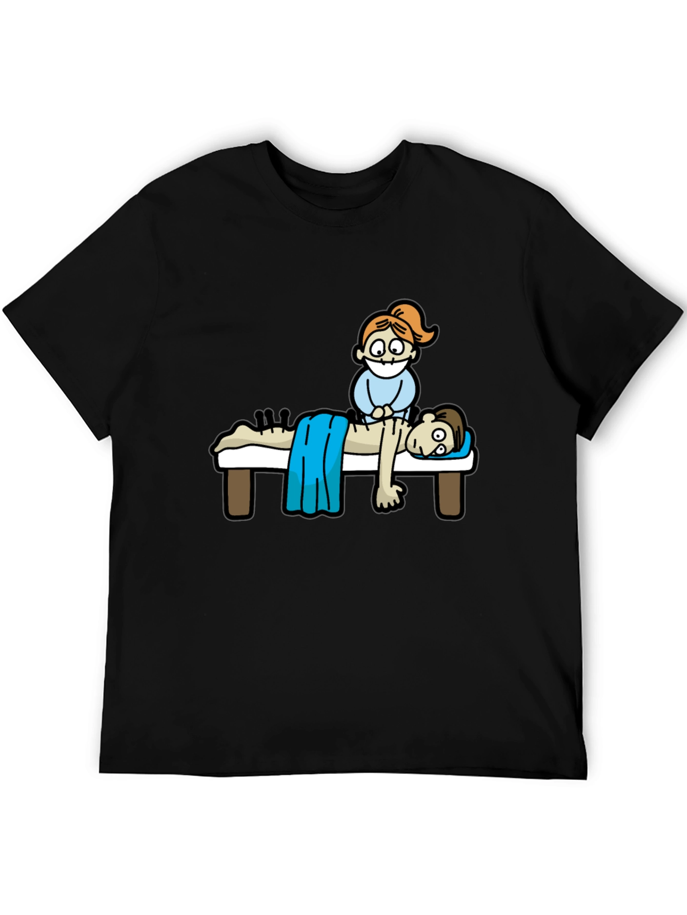 Acupuncture Cartoon T-Shirt