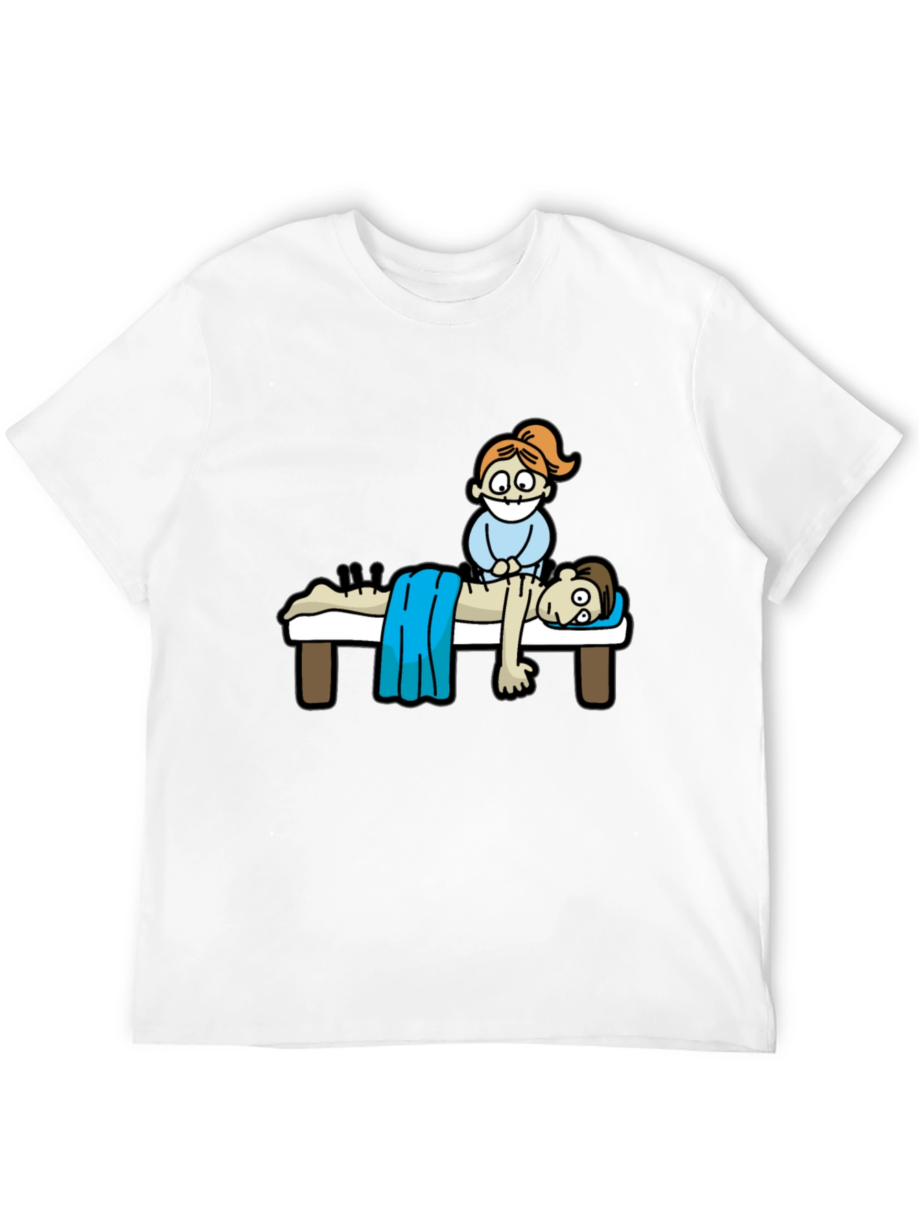 Acupuncture Cartoon T-Shirt