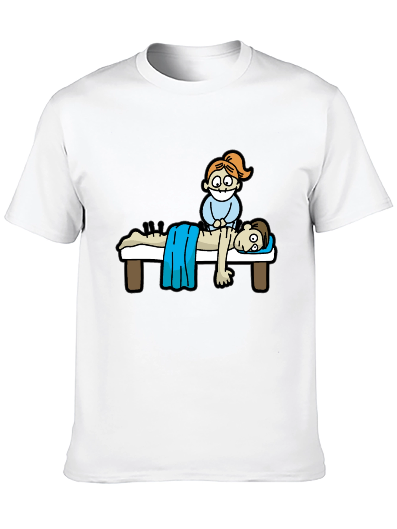 Acupuncture Cartoon T-Shirt