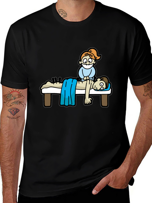 Acupuncture Cartoon T-Shirt