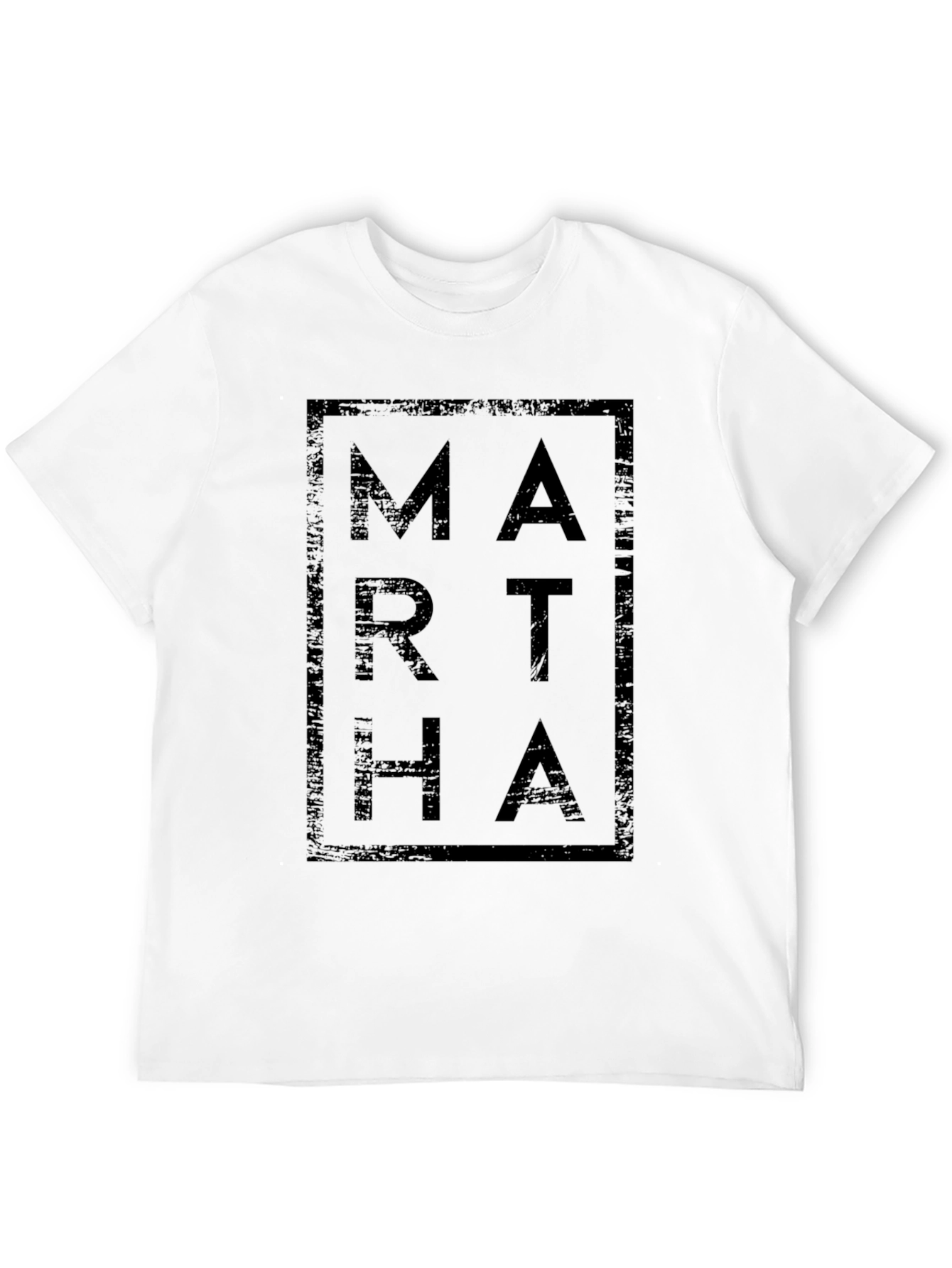 Martha Graphic Print T-Shirt - Mens Black Tee