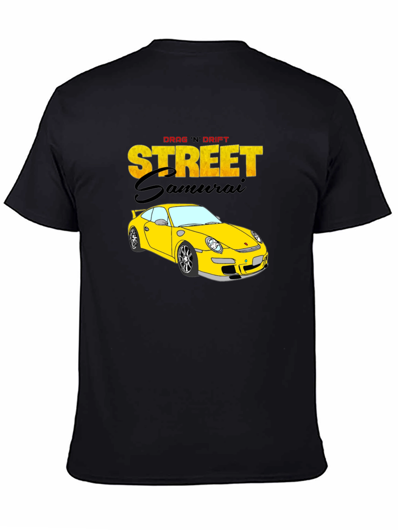 Street Samurai Car Graphic T-Shirt