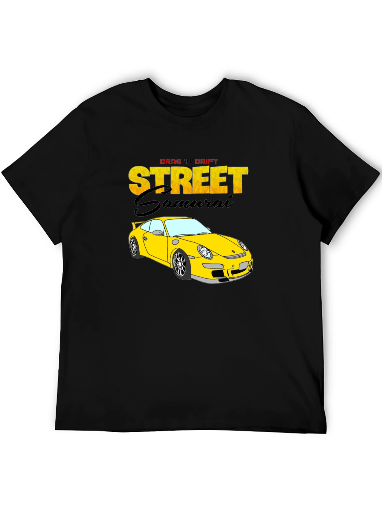 Street Samurai Car Graphic T-Shirt